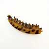 Anna-Kaci 3-Piece Curved Tortoiseshell Hair Claw Clips Set with Interlocking Teeth 5in - Brown - 4 of 4