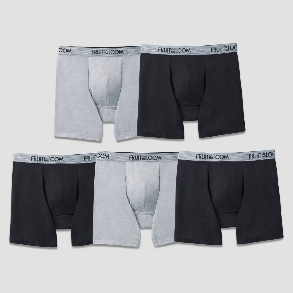 Fruit of the Loom 5pk Select Comfort Supreme Cooling Blend Bottoms Boxer Briefs - Colors May Vary L, ColorMayVary