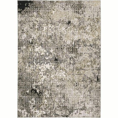 Oriental Weavers Nebulous Modern and Contemporary Rug 091D9 in Grey Rectangle 3' 3" X 5'