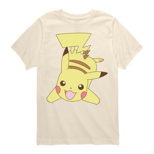 Boys' - Pokémon - Pikachu Red Cheeks Short Sleeve Graphic T-Shirt - 1 of 4