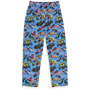 Hot Wheels Sleep Family Tossed Cars Print Pajama Pants - 1 of 4