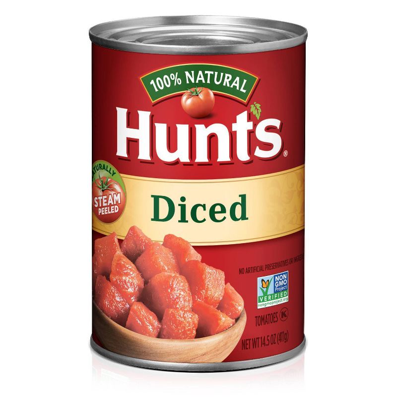 Hunt&#39;s 100% Natural Diced Tomatoes - 14.5oz, 1 of 6