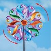 Collections Etc Colorful Rays Double-Sided Wind Spinner Stake, 48" H 13 X 6.75 X 48 - 2 of 4