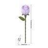 ROBOTIME 3D Puzzles Floral Art Series, Single Flower DIY Craft Flower Puzzle, Home Decorative Ornaments for Holiday Gifts, Purple, 2.8"*3.5"*13.6" - 3 of 4