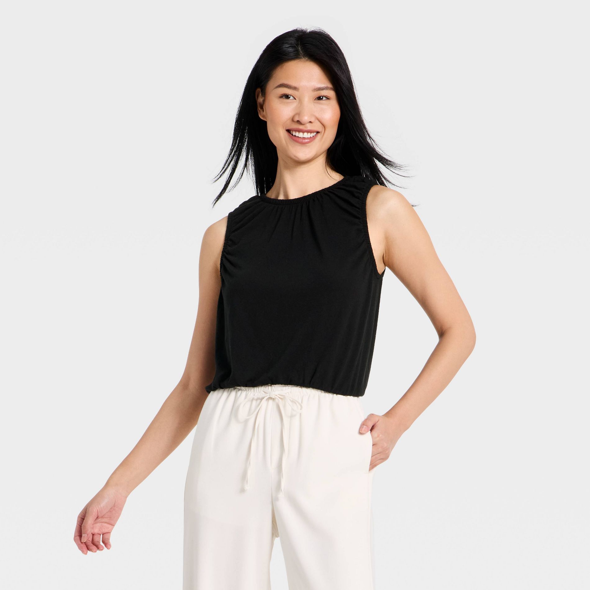 Women's Bubble Hem Tank Top - A New Day™