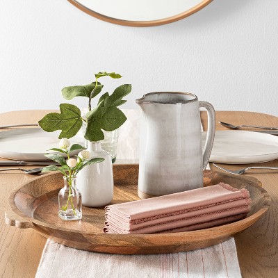 Oversized Carved Wood Tray - Hearth &#38; Hand&#8482; with Magnolia
