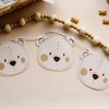 Big Dot of Happiness Teddy Bear Garland Banner, We Can Bearly Wait Baby Shower Decorations Backdrop, 15 Feet of Cord, 15 Paper Teddy Bear Faces - 2 of 4