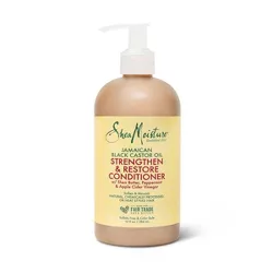 SheaMoisture Strengthen and Restore Rinse Out Hair Conditioner to Intensely Smooth and Nourish Hair 100% Pure Jamaican Black Castor Oil - 13 fl oz