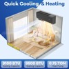 Tangkula 9100 BTU Mini Split AC 20.5 SEER2 Air Conditioner w/ Inverter & Heat Pump - 3 of 4