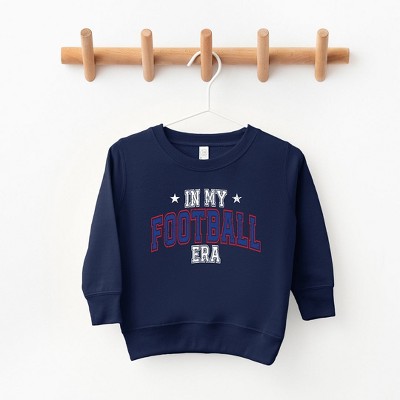 The Juniper Shop In My Football Era - Blue Toddler Graphic Sweatshirt
