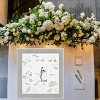 Glam Signature Mat Picture Frame – Guest Book Alternative for Weddings, Graduations, or Retirement – Autograph Photo Mat for Signature Board - 4 of 4