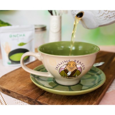 Avatar Jasmine Dragon Ceramic Teacup and Saucer Set
