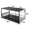 REPTI ZOO 48" x 24" x 24" with Sliding Door, Supporting Used as 2 Separate Habitats Easy Assembly - 4 of 4