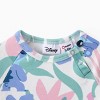 Disney Stitch Baby Boys/Girls 2pcs Naia Floral Plant Character Print Long-sleeve Romper with Pants Set - 3 of 4