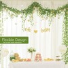 12 Pack Artificial Fake Vines, Artificial Hanging Ivy Vines for Room Decor - 2 of 4