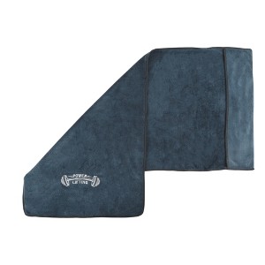 Unique Bargains Embroidery Sports Towel 1 Pc - 1 of 4