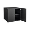 Vynxaria Black 2-Door Copier Cabinet - Premium Utility Storage Cabinets with Adjustable Shelves - 3 of 4