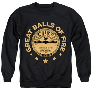 Jerry Lee Lewis Great Balls Of Fire Adult Crewneck Sweatshirt - 1 of 4