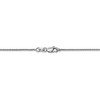 Black Bow Jewelry 1mm 10k White Gold Solid Diamond Cut Wheat Chain Necklace - 4 of 4