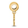 Black Bow Jewelry 14k Yellow Gold Plated Sterling Silver Georgia Tech Yellow Jackets NCAA Bead Charm - 2 of 4