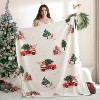 Lomsoe Christmas Throw Blanket Flannel Blanket for Couch and Bed, Lightweight Cozy Blanket Christmas Decor Christmas Gift. - 2 of 4