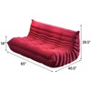 SYFERLORY Armless 3-Seat Togo THREE Seater Large Bean Bag Sofa - 2 of 4