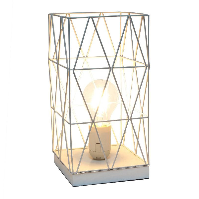 Metal Geometric Square Table Lamp - Simple Designs, 2 of 10