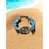 Michelle Marie Boutique's Ocean Jasper & Turquoise Double Strand Gemstone Bracelet - 3 of 4