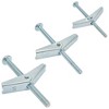 Built Industrial 48 Piece Heavy Duty Toggle Bolts, Wall Anchors and Screws for Drywall, 3 Assorted Sizes - 3 of 4