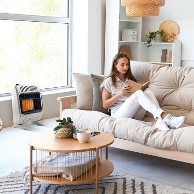 10,000 BTU Cream Propane Wall Heater with Thermostat