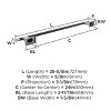 Amerock Esquire Wall Mounted Towel Bar - 4 of 4
