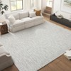 Ultra-Thin Soft Modern Contemporary Washable Area Rug Indoor Floor Carpet for Bedroom Living Room or Dining Room - 2 of 4