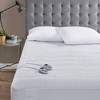 Plush Heated Mattress Pad White - Serta - image 3 of 4