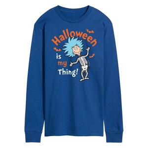 Men's - Dr. Seuss - Halloween Is My Thing Long Sleeve Graphic T-Shirt - 1 of 4