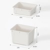 Acekool Kids Toy and Book Storage Shelf, Plastic 2-Tier Organizer Cabinet, Children’s Floor Shelf, Adjustable Book Rack, 36" Height - 3 of 4