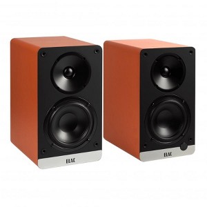 ELAC Debut ConneX DCB41 4-1/2" Powered Bookshelf Speakers with Built-in Bluetooth | Built-In Bass Enhancer with Variety of Inputs - 1 of 4