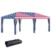 Vynxaria Outsunny 10' x 20' Pop Up Canopy Tent with Netting Heavy Duty Instant Sun Shelter Large Tents for Parties - 4 of 4