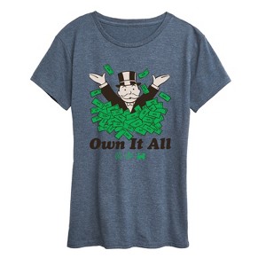 Women's - Monopoly - Own It All Short Sleeve Graphic T-Shirt - 1 of 4