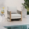 Nathan James Jagger Outdoor Accent Chair Gray - 2 of 4