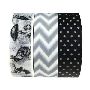 Wrapables Natural Designs Washi Masking Tape (Set of 3) - 1 of 2