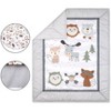 The Peanutshell Woodland Walk Crib Bedding Set, 4pc to 8pc, Grey Animal - 2 of 4