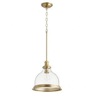 Quorum Lighting 1 - Light Pendant in  Aged Brass - 1 of 1