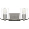 Quoizel Lighting Perry 2 - Light Vanity in  Antique Nickel - 2 of 4