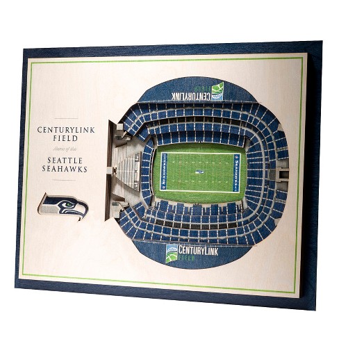 Seattle Seahawks Layered Design for cutting - LaserCraftum