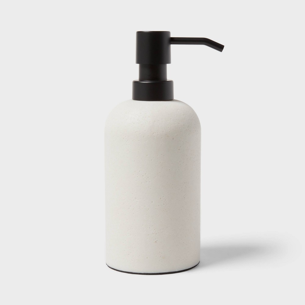 Photos - Other Bathroom Accessories Concrete Resin Collection Soap Pump - Threshold™