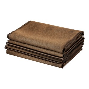 Unique Bargains Restaurant Wedding Banquet Sateen Napkins 20 x 20 Inches 6 Pcs - 1 of 4