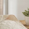 Sapphtopaz 3-Piece Reversible Bedspread Set, Oversized Medallion Quilted Coverlet with Matching Shams, Ultra-Soft Microfiber Fabric Bedding Set - 3 of 4