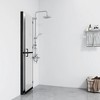 vidaXL Walk-In Shower Wall, Folding Design, Frosted ESG Glass, Space-Saving Bathroom Partition, 31.5 - 3 of 4