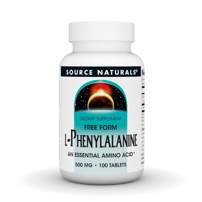 L-Phenylalanine 500mg by Source Naturals, Inc.  -  100 Tablet