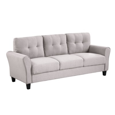 LOVMOR 79.9" Modern Living Room Sofa Linen Upholstered Couch Furniture